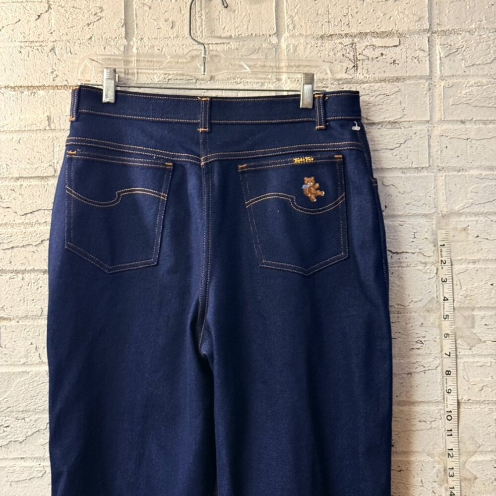 Taylor Togs Vintage Dark Wash Jeans Size 18 High Waist Straight Leg Denim
